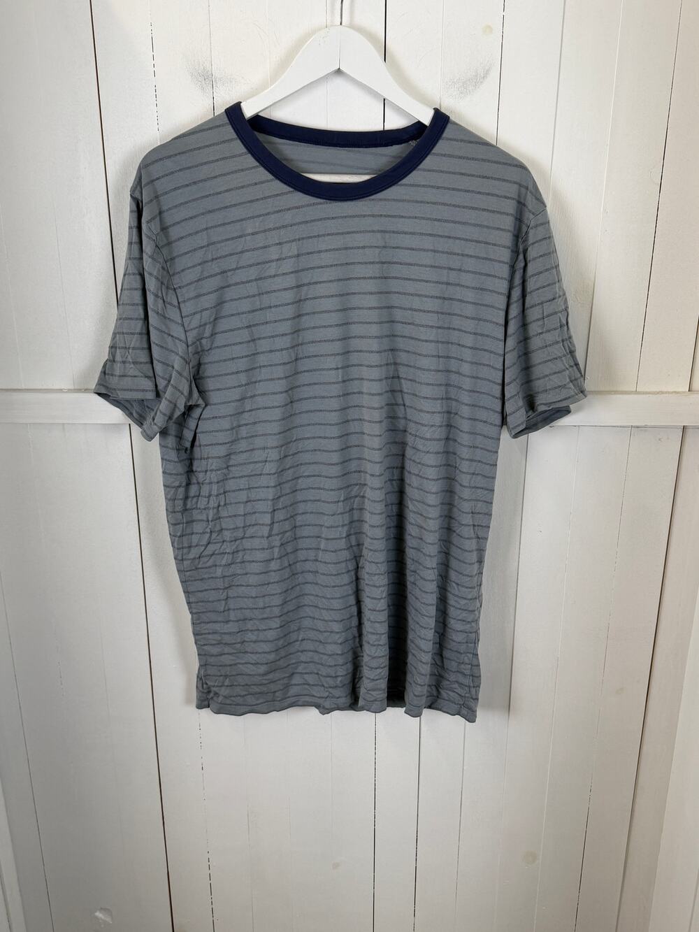 Lululemon Men’s Gray Blue Activewear T-Shirt Size L